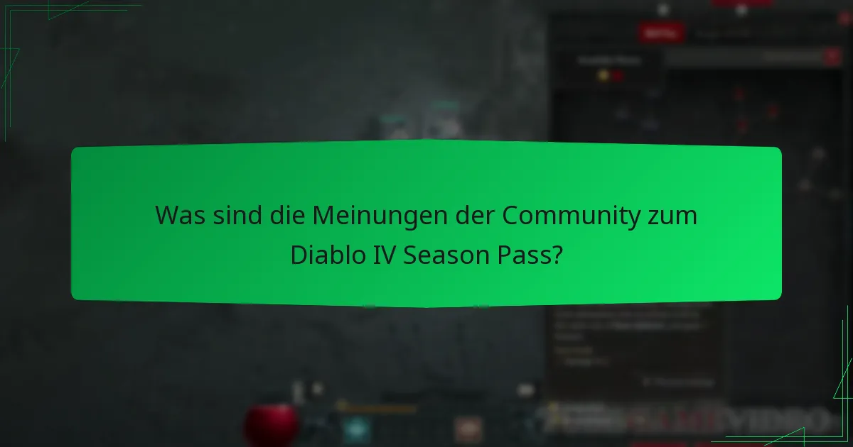 Wie viel kostet der Diablo IV Season Pass?