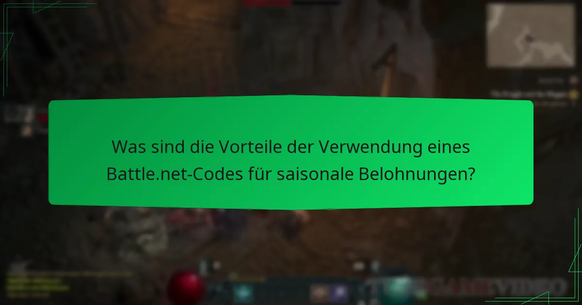 Wie löse ich meinen Battle.net-Code für saisonale Belohnungen ein?